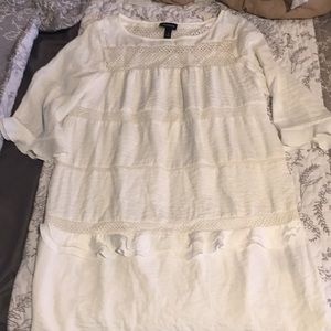 Whowhatwear boho white dress